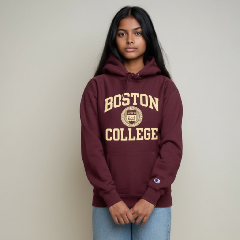 Vintage Boston College Champion Hoodie