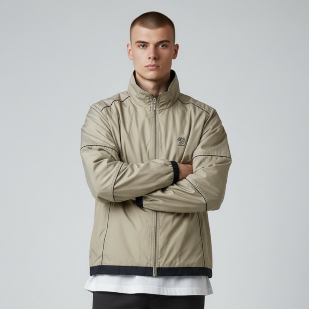 Vintage 90s silver Fubu jacket