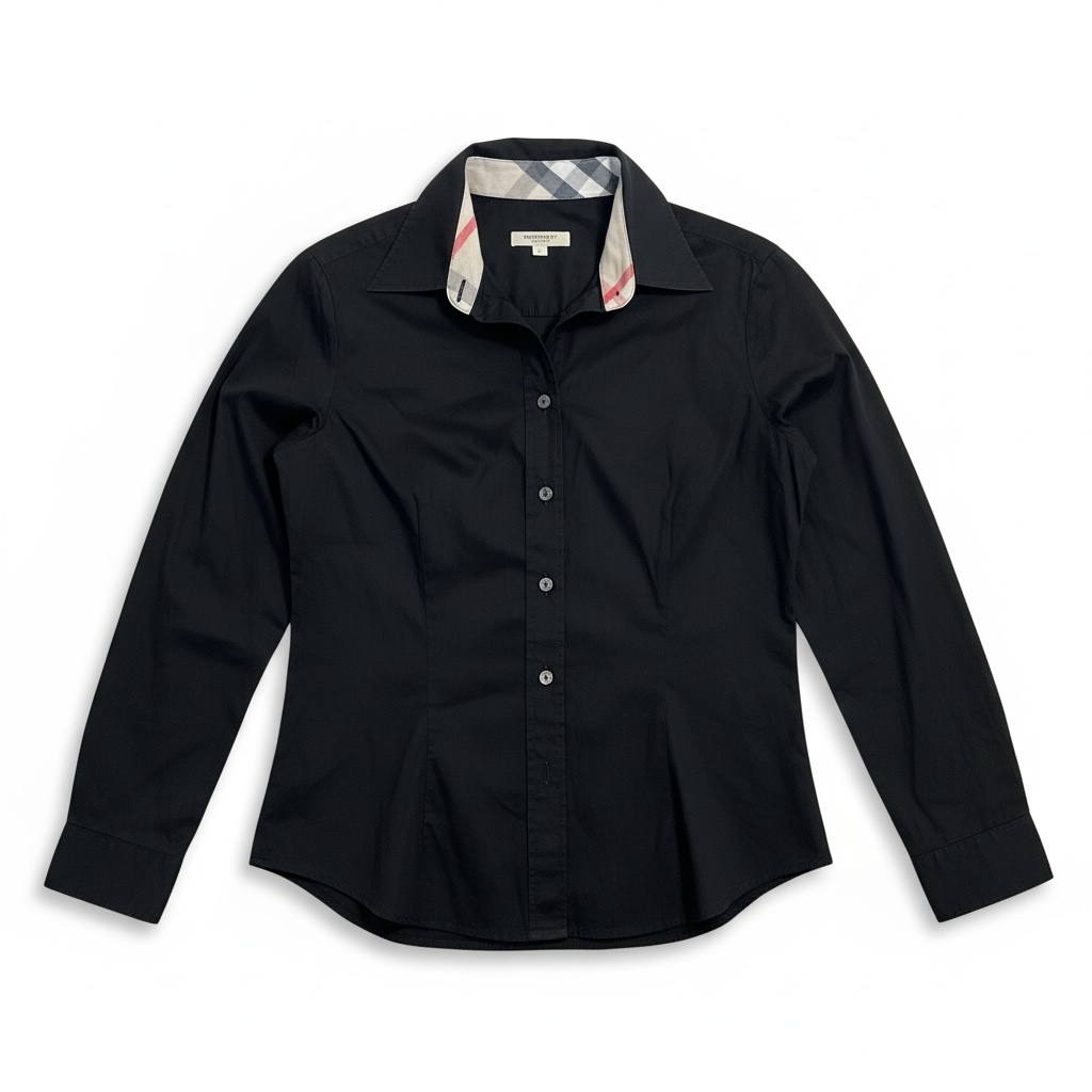 Vintage Black Burberry Shirt