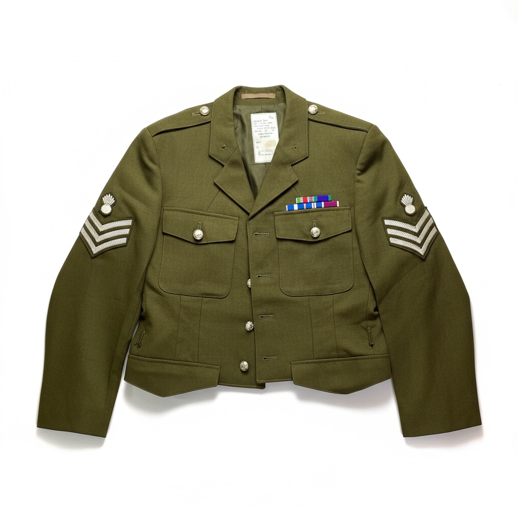 Portayal x 12oz Vintage Upcycled British Army Pattern Dress Uniform