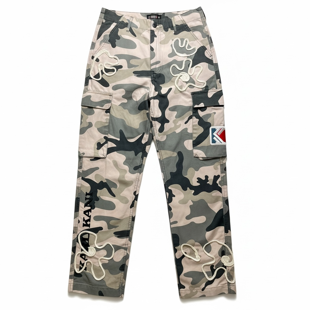 Portayal x 12oz Vintage Upcycled Camo Pants