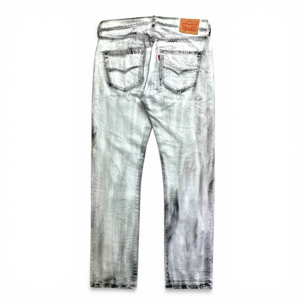 Portayal x 12oz Vintage Upcycled white Levis Jeans