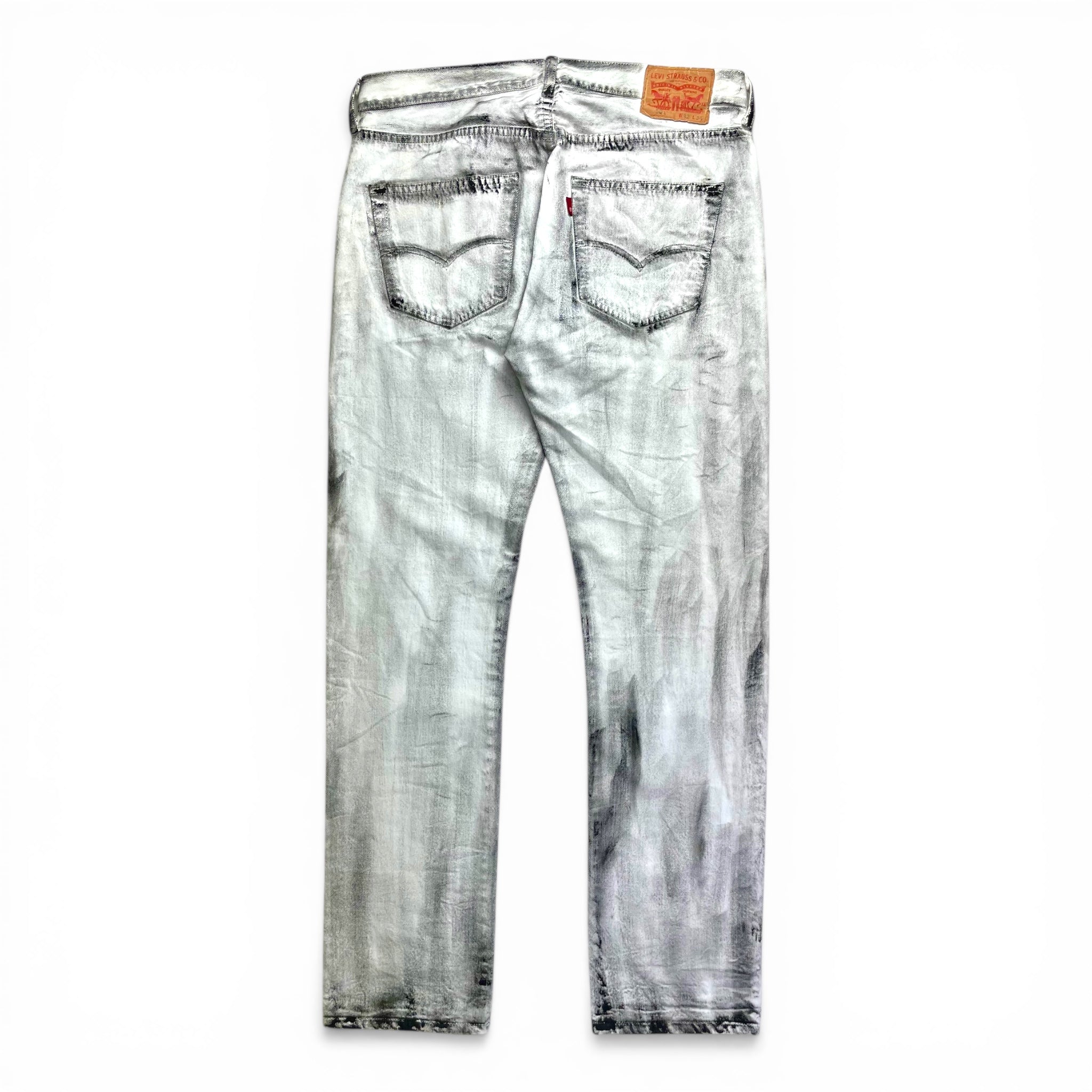 Portayal x 12oz Vintage Upcycled white Levis Jeans