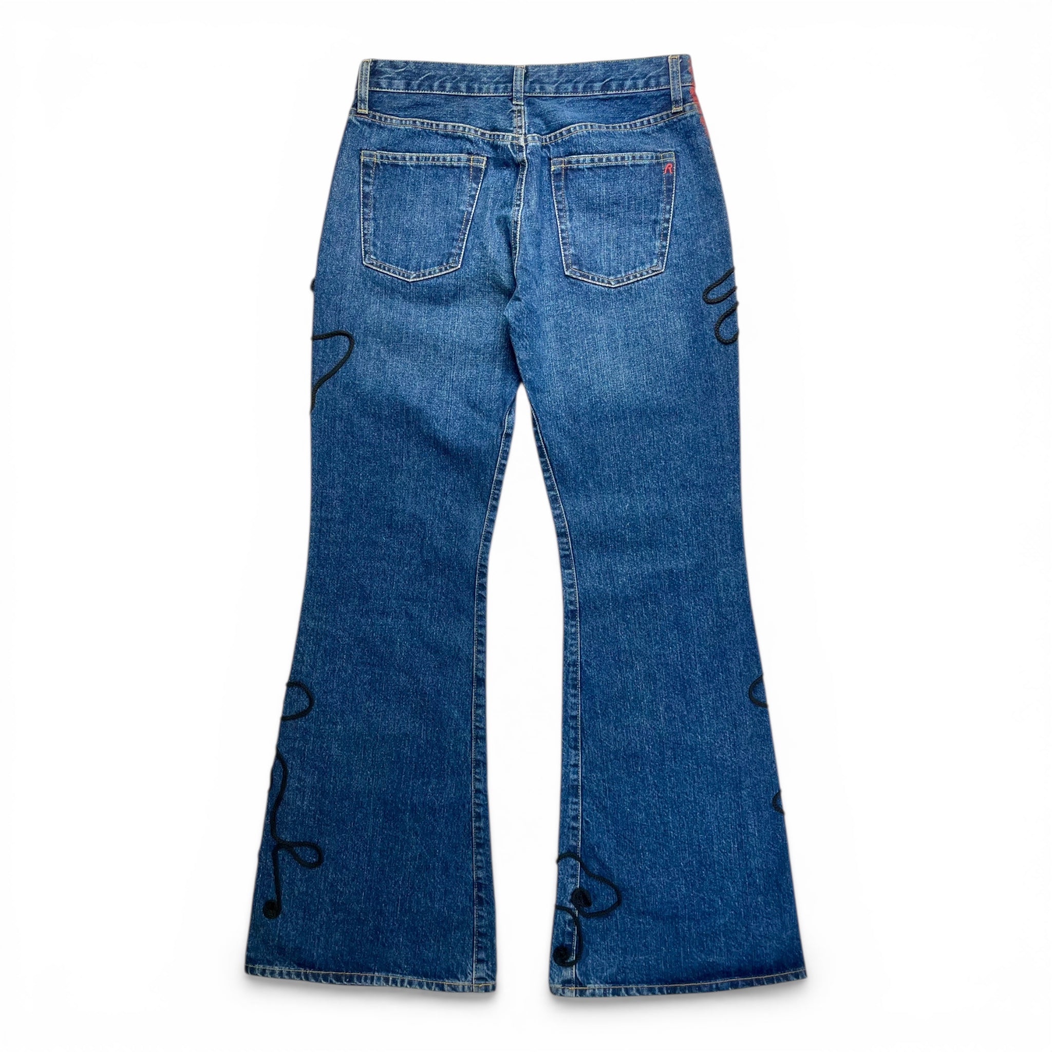 Portayal x 12oz Vintage Upcycled Replay Flared Jeans