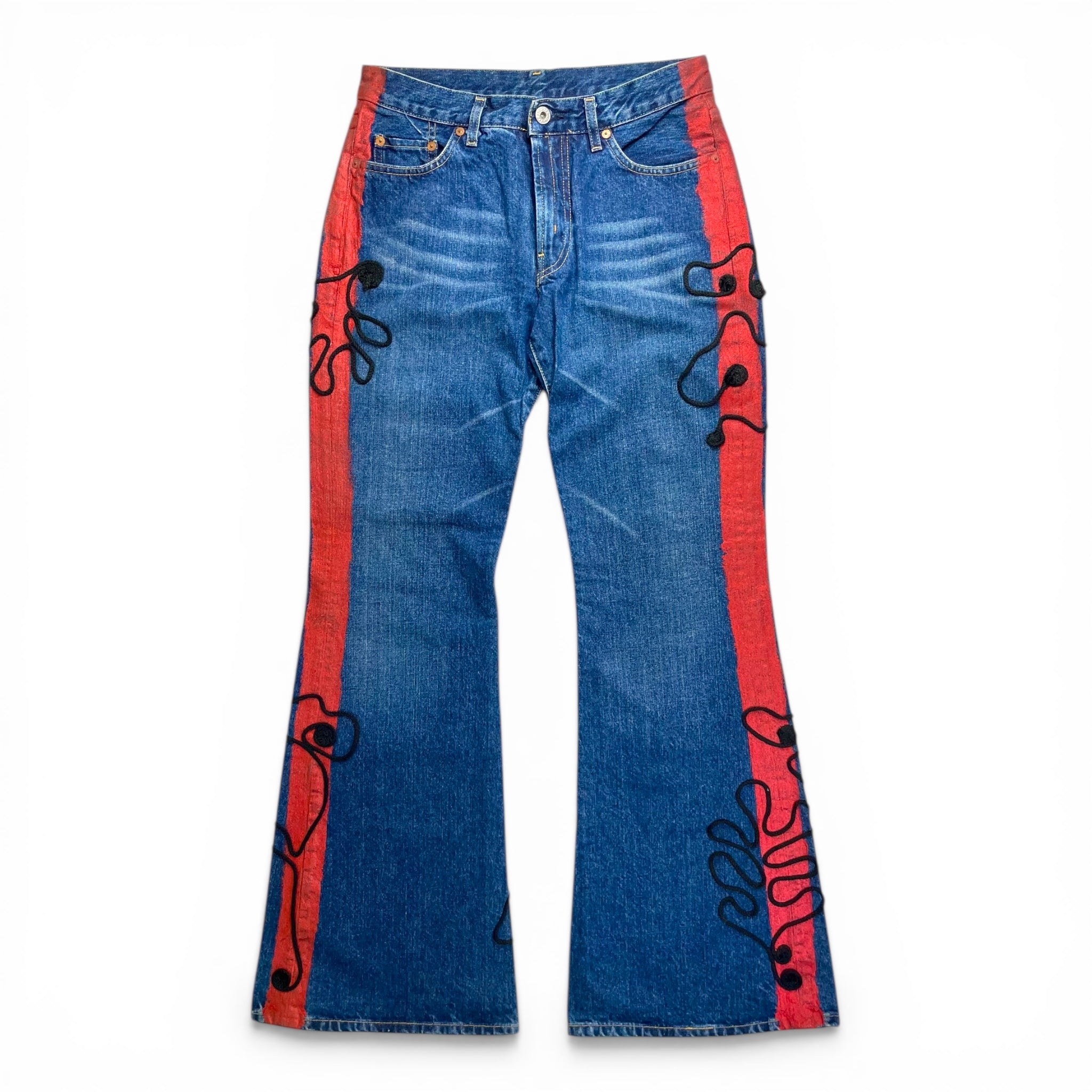 Portayal x 12oz Vintage Upcycled Replay Flared Jeans