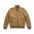 Vintage Leather Bomber Jacket