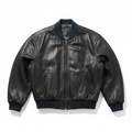 Vintage Leather Bomber Jacket