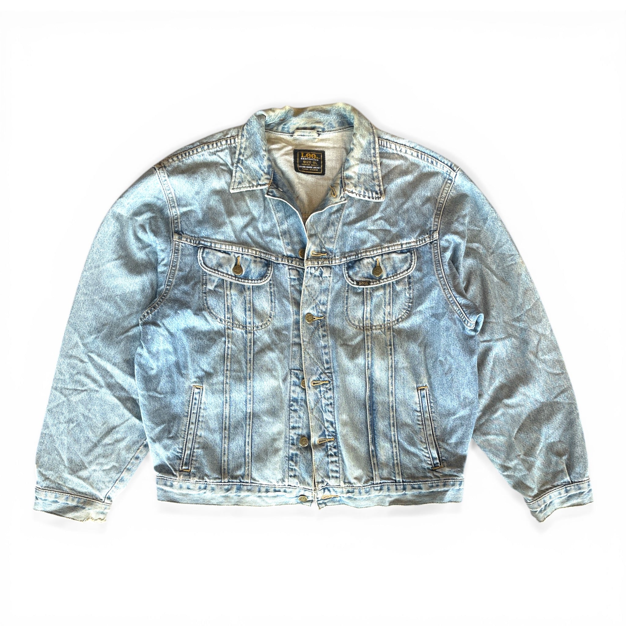 Vintage Lee Sanforized Union Made Denim Jacket