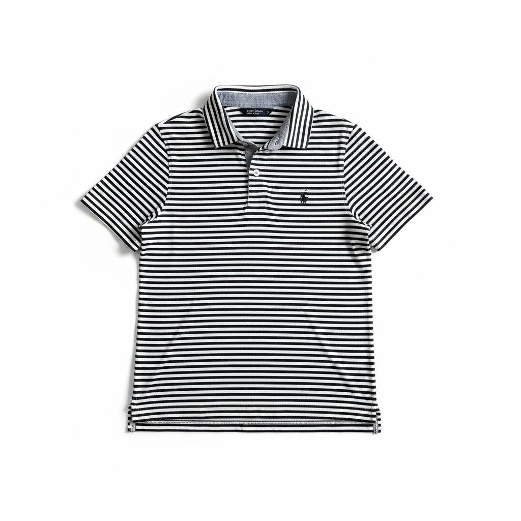 Vintage Striped Polo Shirt