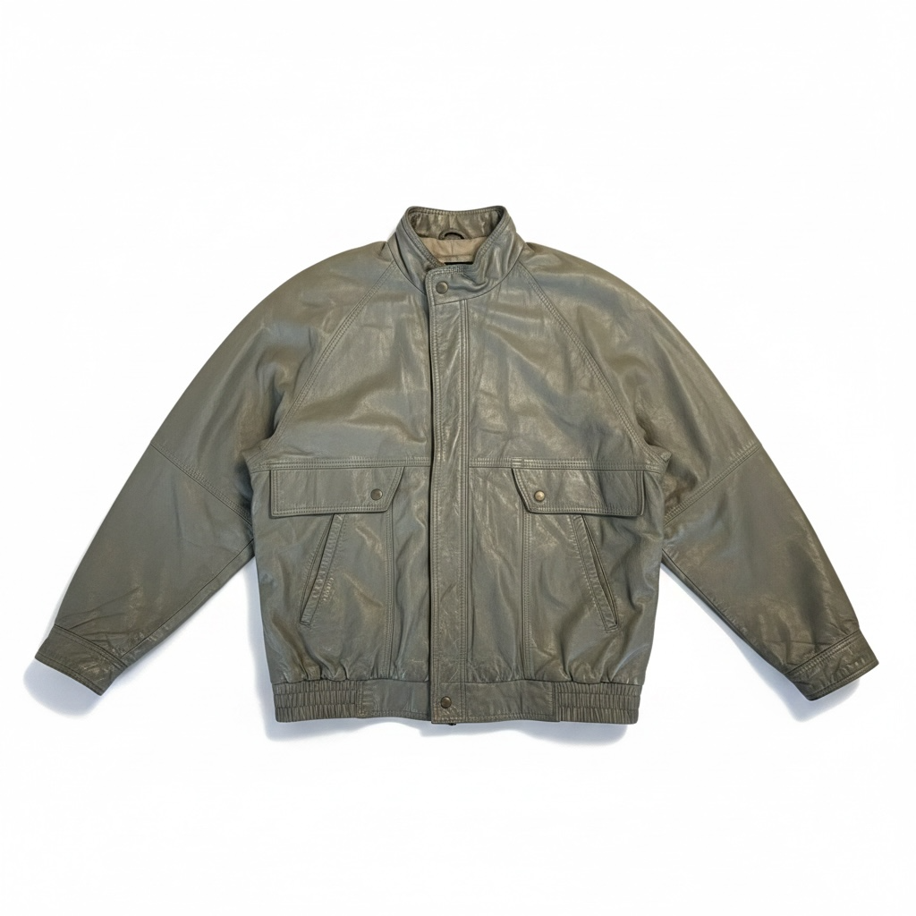Vintage Leather Biker Jacket