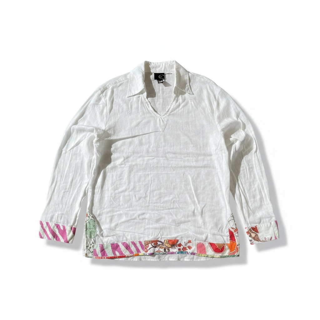 Vintage Just Cavalli Linen Blouse