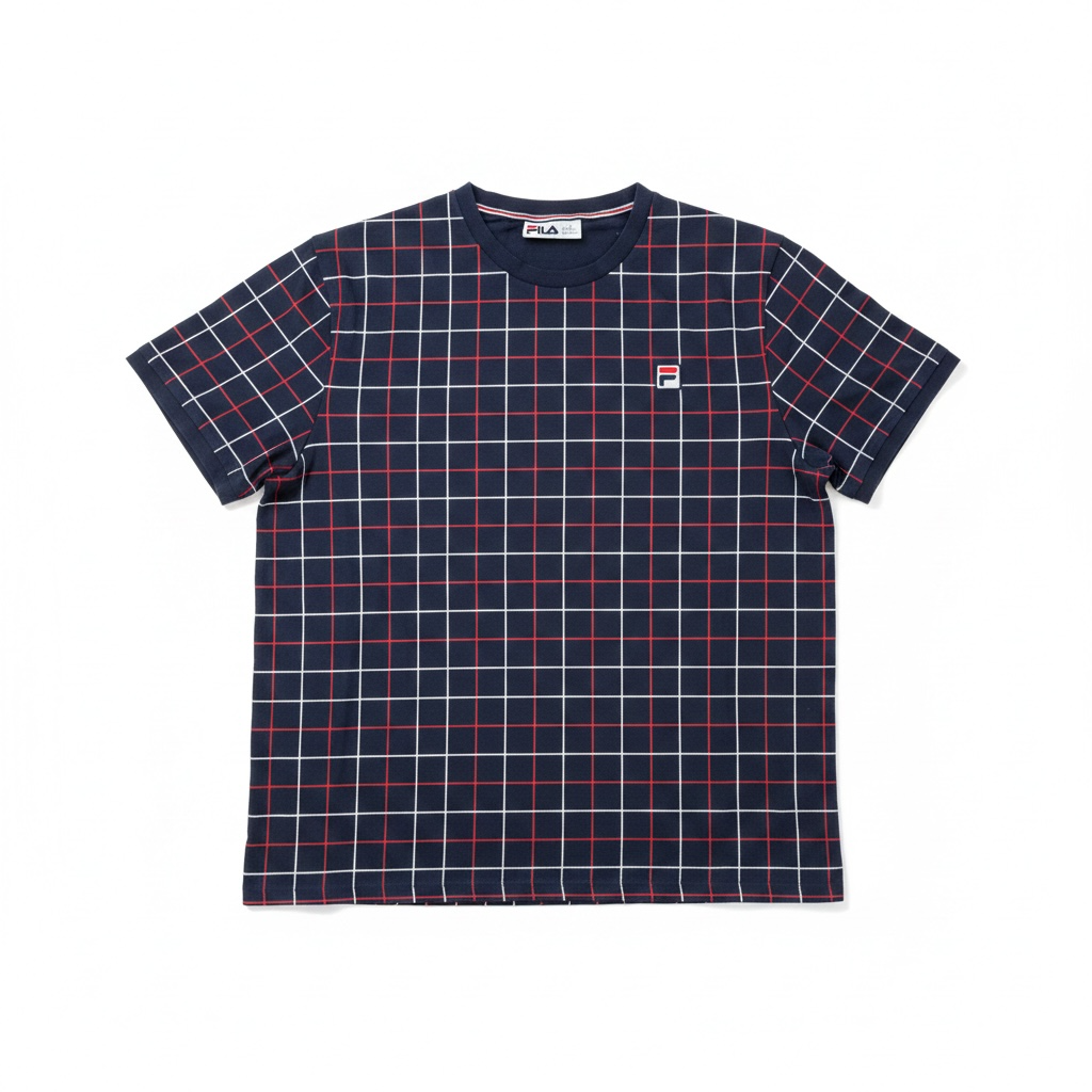 Vintage Fila Casbian Check T-shirt