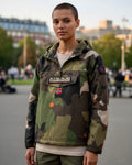 Vintage Napapijri Rainforest Camo Anorak jacket