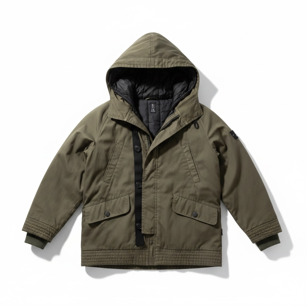 Vintage C.P. Company Micro-Kei Hooded Winter Jacket
