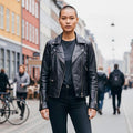 Vintage Moschino Leather Biker Jacket