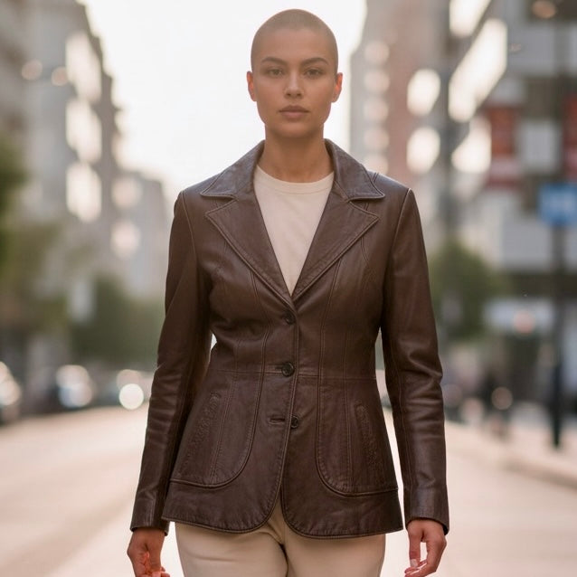 Vintage D&G Leather Blazer Jacket
