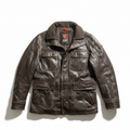 Vintage Leather Field Jacket