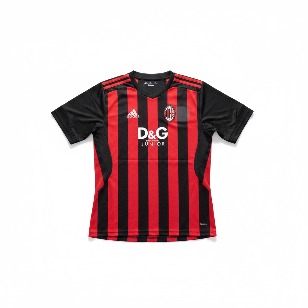 Vintage AC Milan x Dolce & Gabbana Home Football Shirt