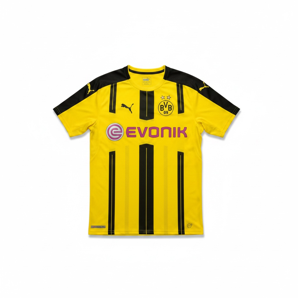 Vintage 16-17 Borussia Dortmund Home Football Shirt