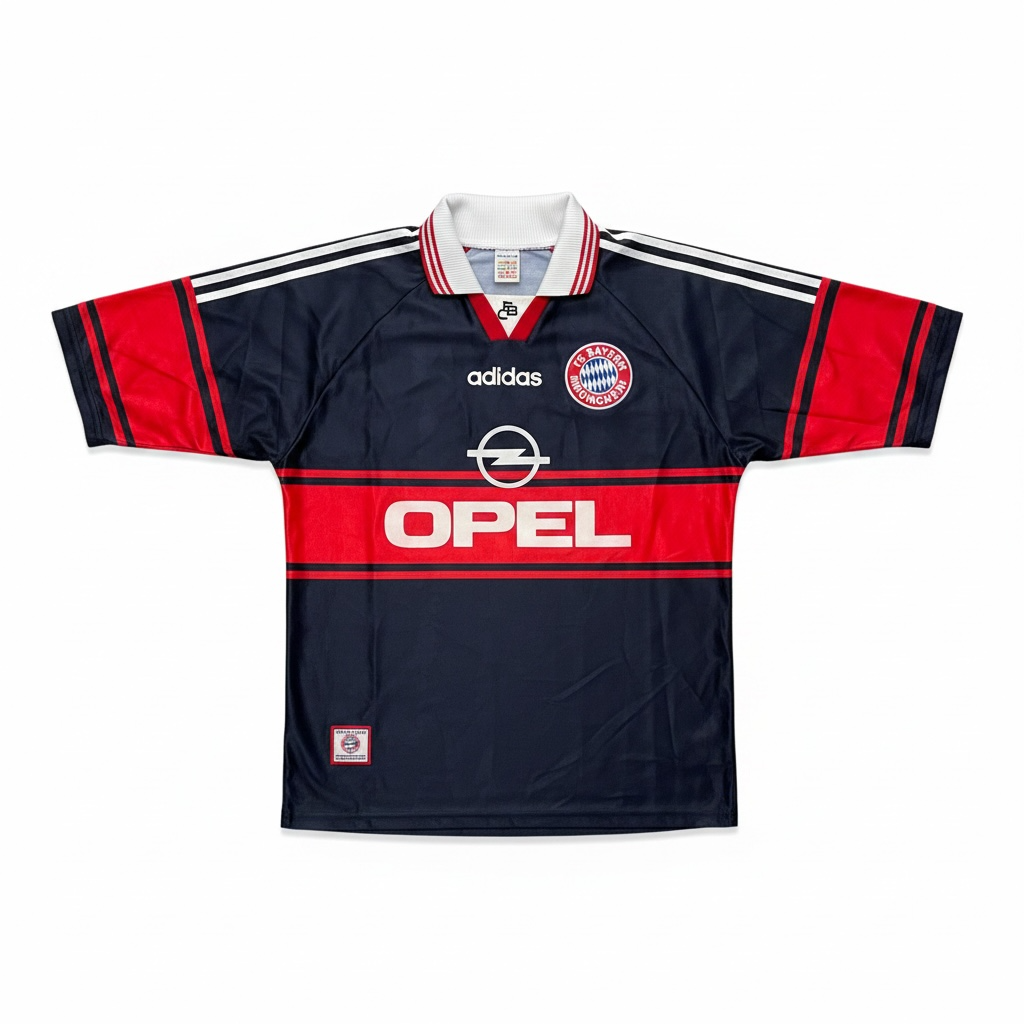 Vintage 97-99 Bayern Munich Home Football Shirt