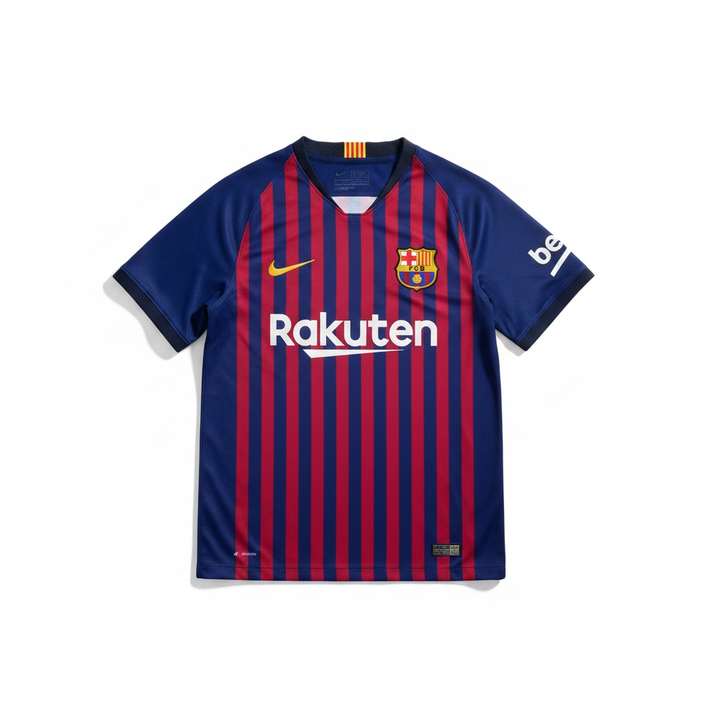 Vintage Nike FC Barcelona home Football Shirt