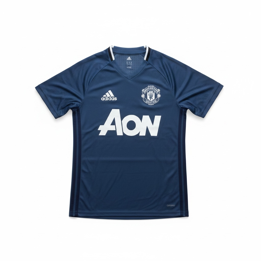 Vintage adidas Manchester United training jersey from the 2016/17