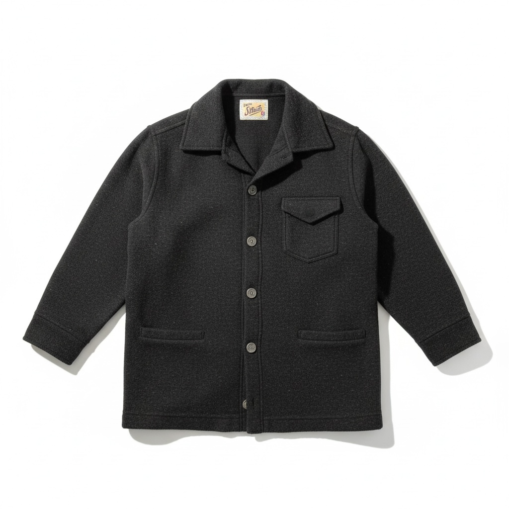 Vintage Heavyweight Wool Shirt Jacket