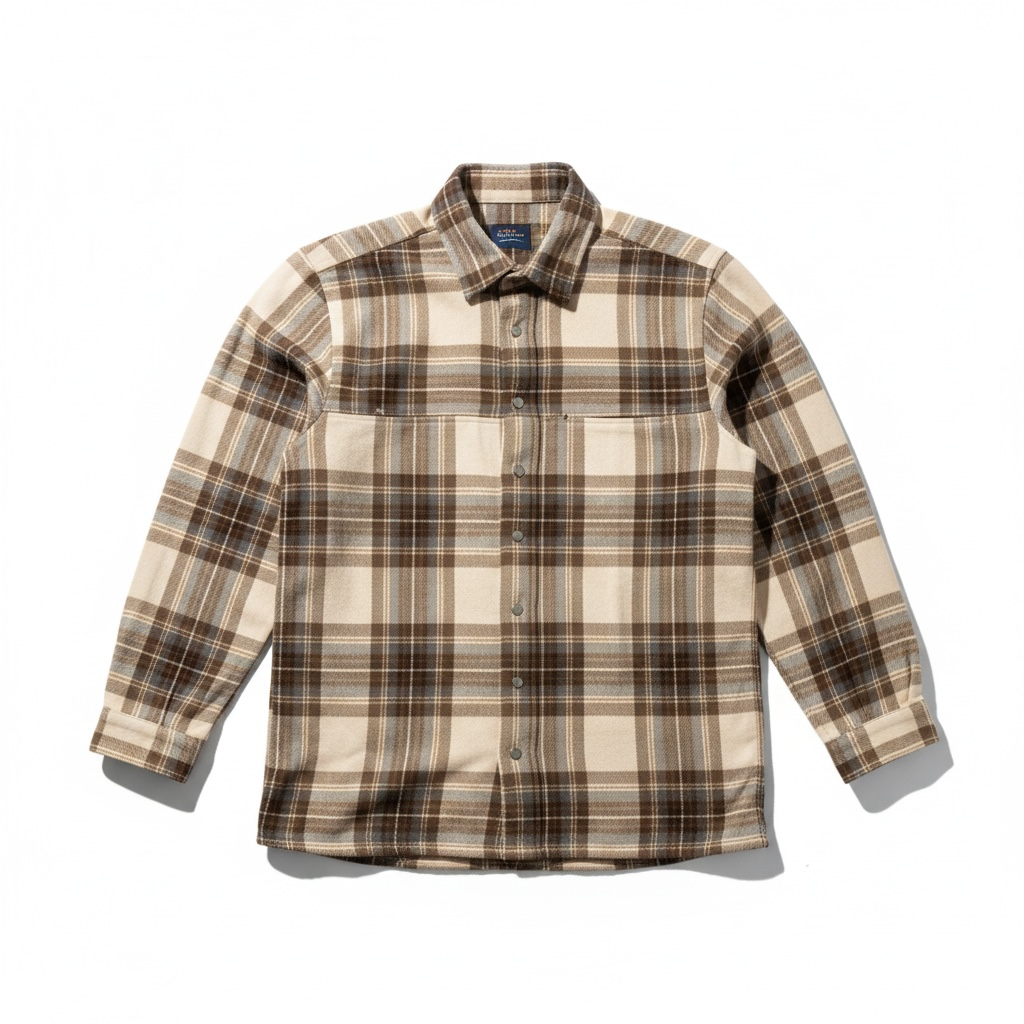 Vintage Wool Plaid Flannel Shirt