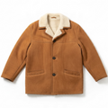 Vintage Suede shearling Ranch Coat