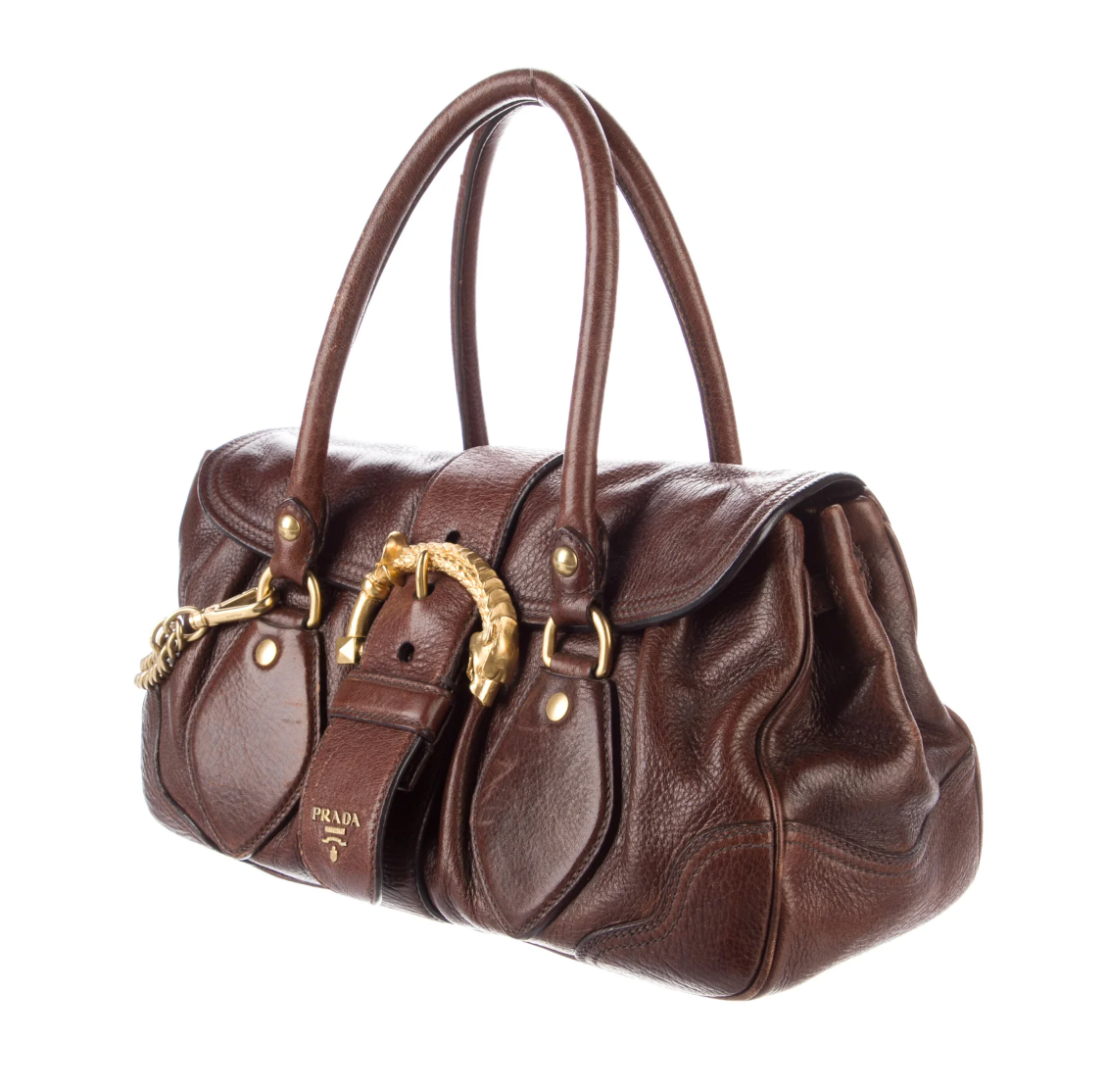 Vintage Prada Dragon Buckle Bag
