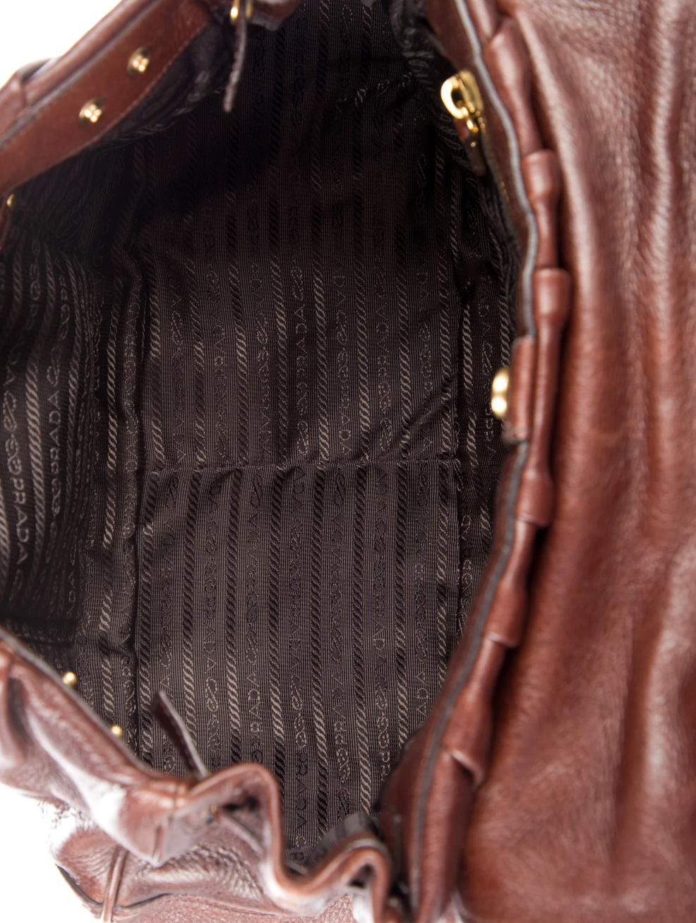 Vintage Prada Dragon Buckle Bag