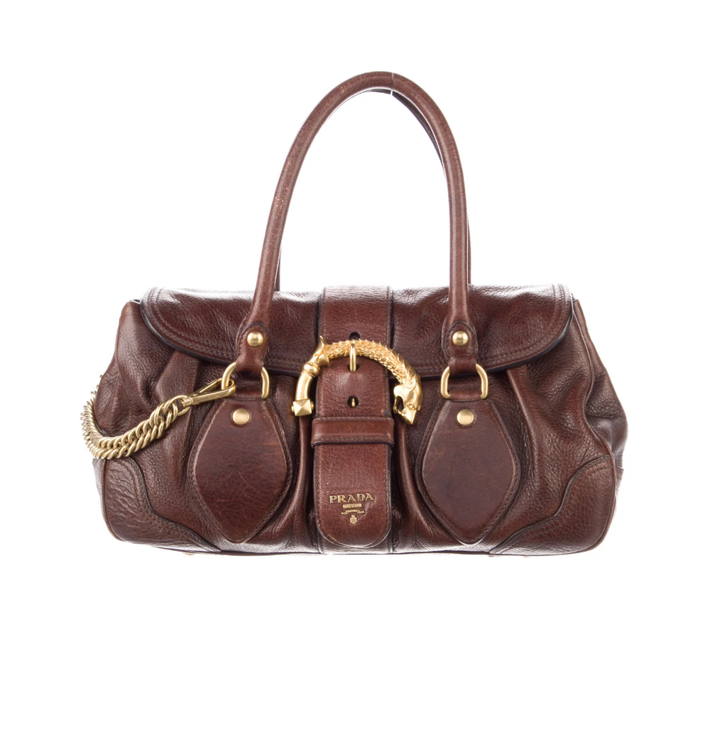 Vintage Prada Dragon Buckle Bag