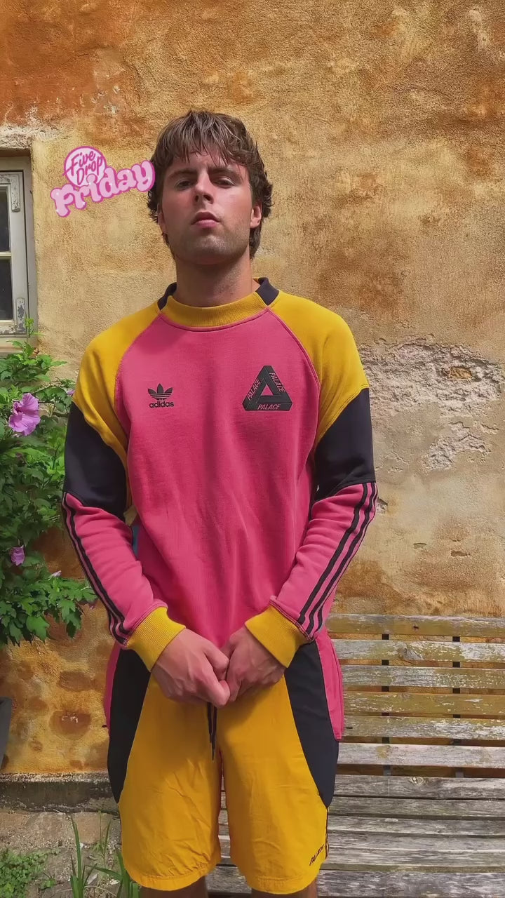 Palace x Adidas SS17 Crewneck and shorts