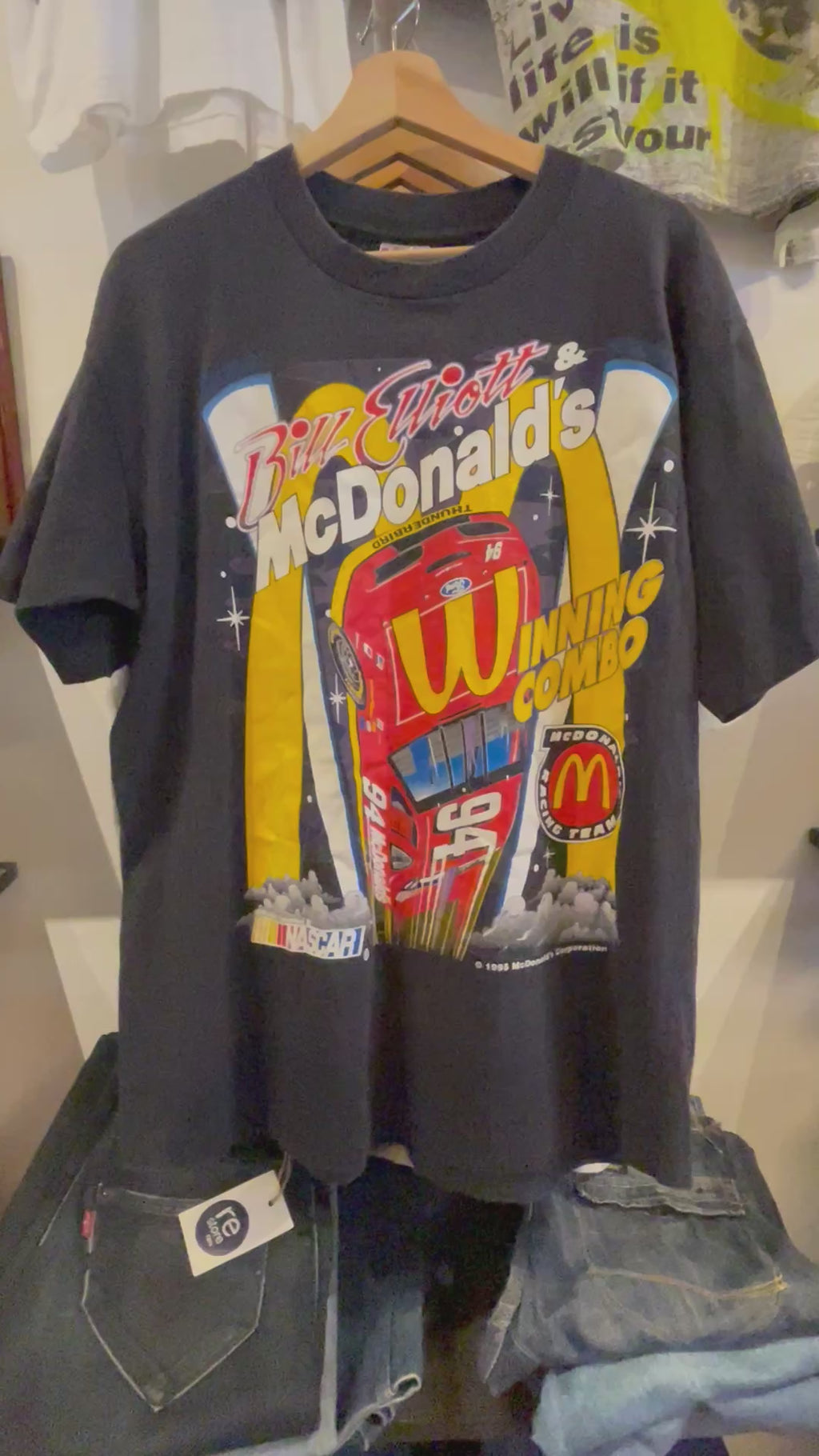 Vintage Single Stitch 95' NASCAR T-Shirt