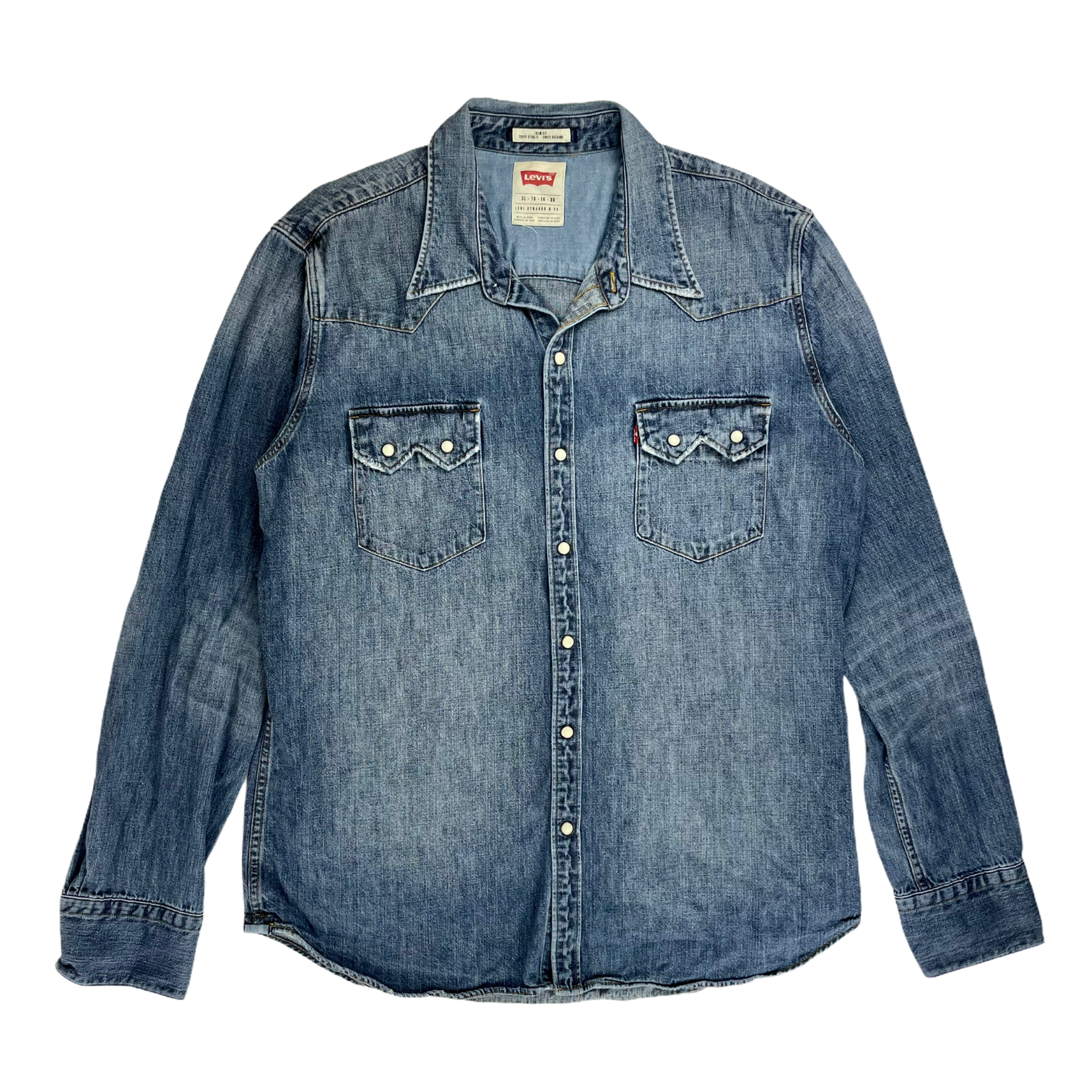 Vintage Sawtooth Levi's Denim Shirt - Restorecph