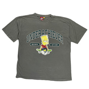 Vintage Bart Simpson Underachiever T-shirt - Restorecph