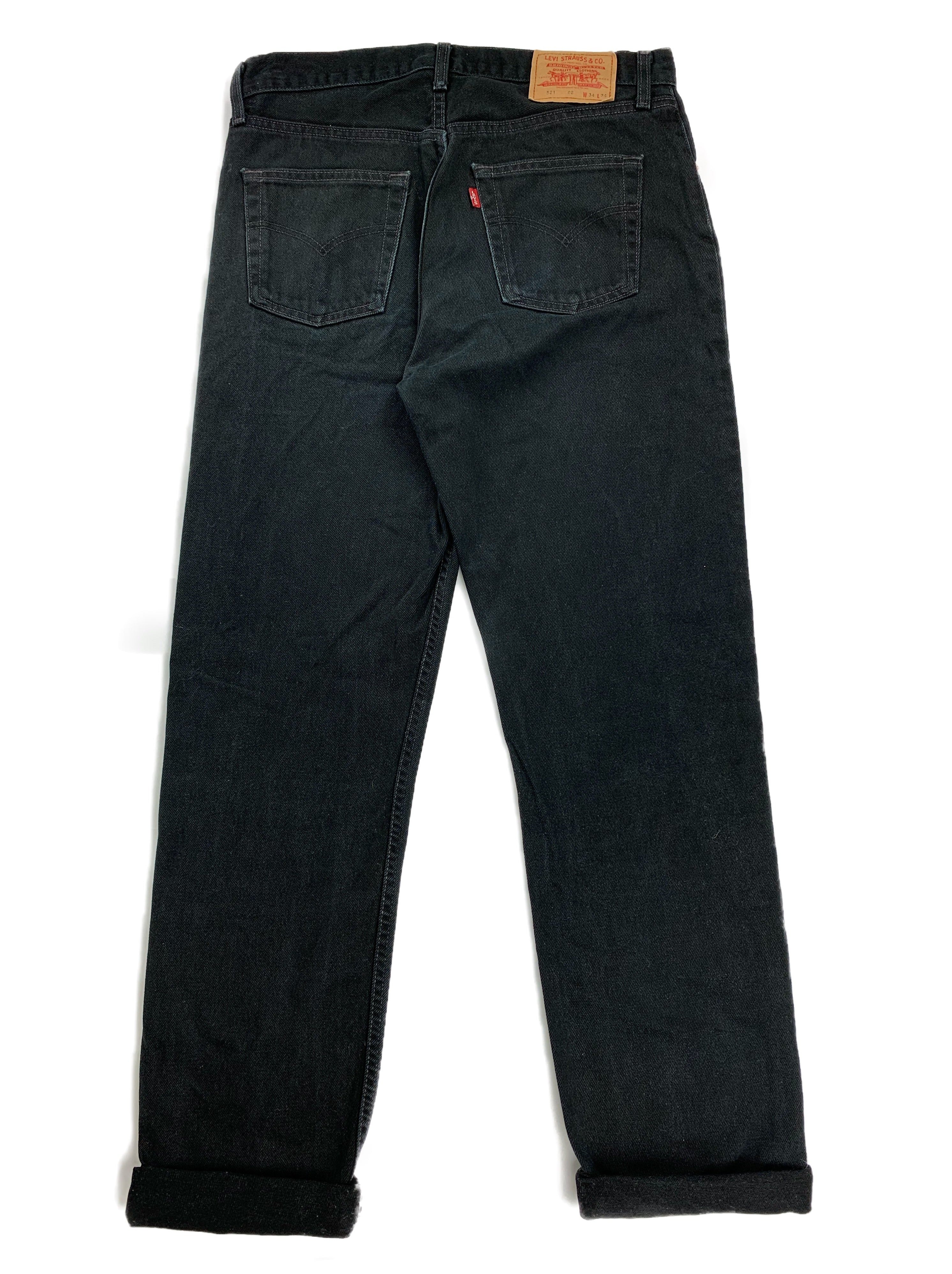 Rare Vintage Black Levi's 521 Jeans - Restorecph