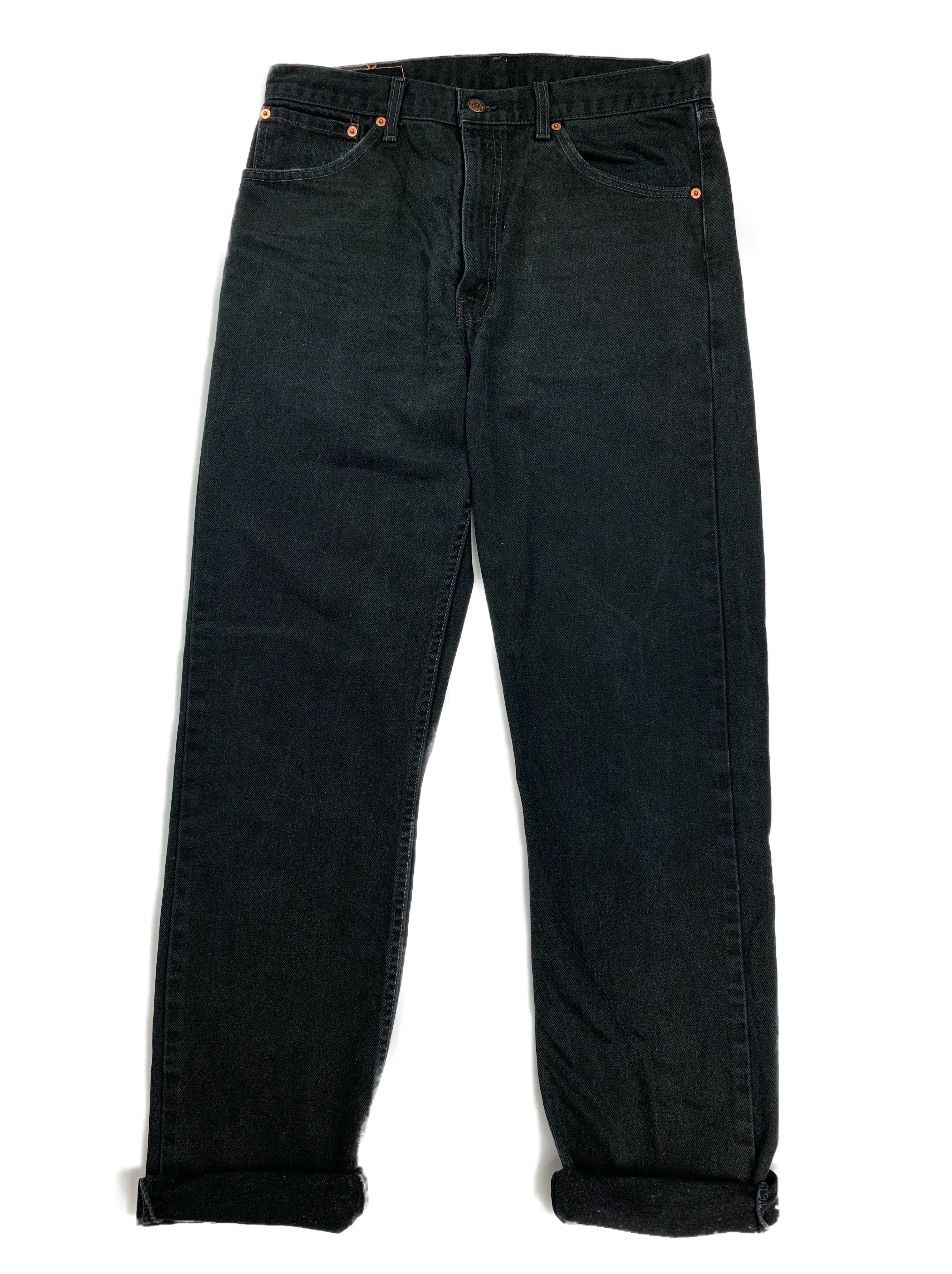 Rare Vintage Black Levi's 521 Jeans - Restorecph