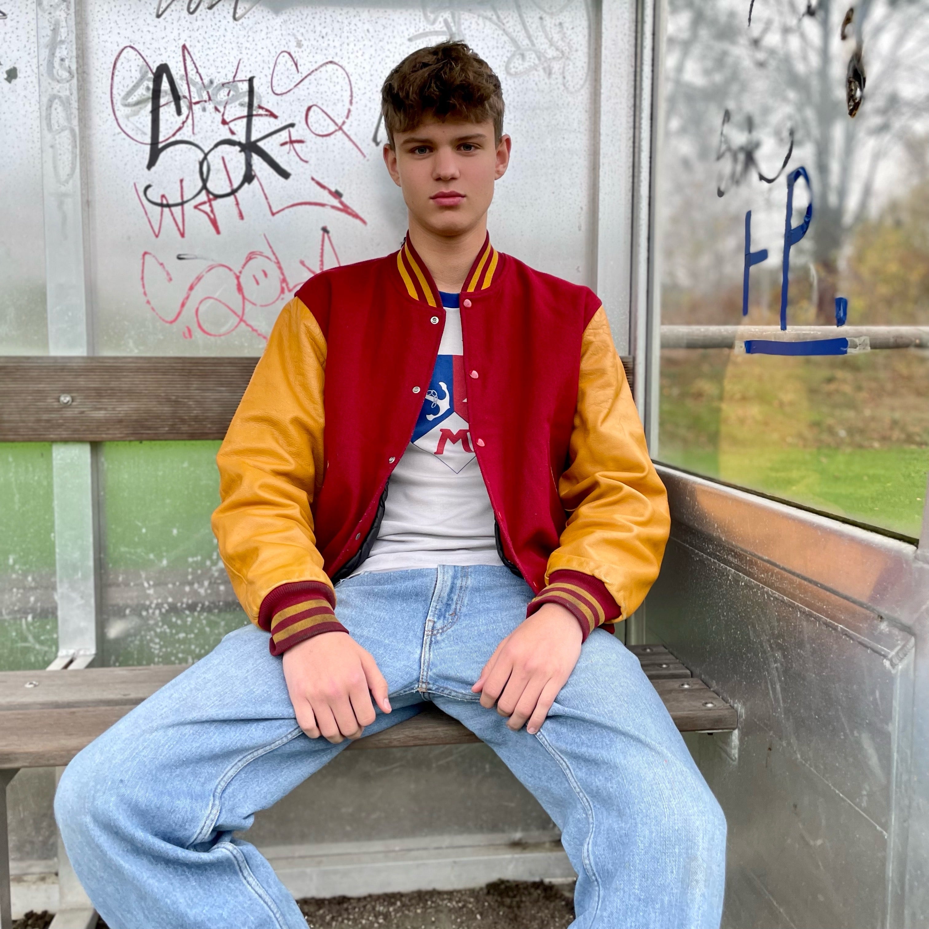 Vintage Gem Sportswear Varsity Jetterman Jacket - Restorecph