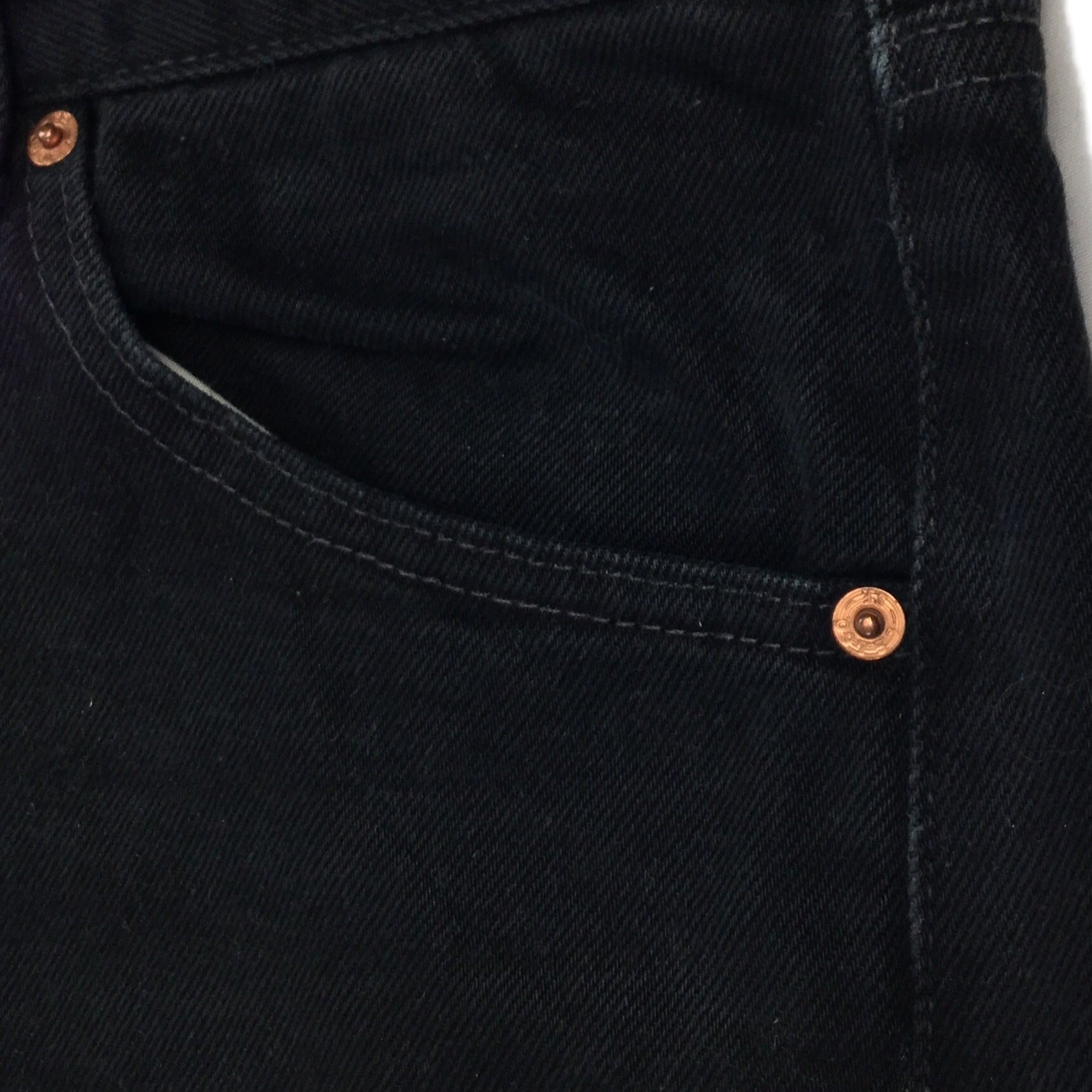 Rare Vintage Black Levi's 521 Jeans - Restorecph