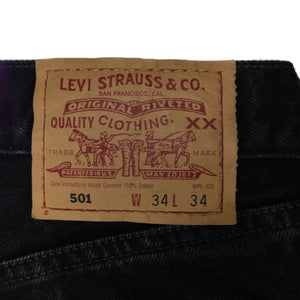 Vintage Black Levi's jeans 501 - Restorecph