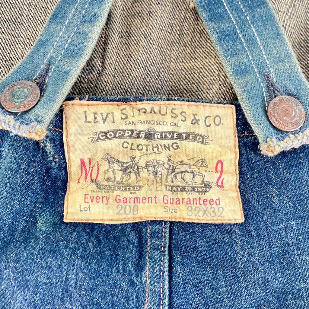Vintage Archivel 209 Levis Denim Overalls - Restorecph