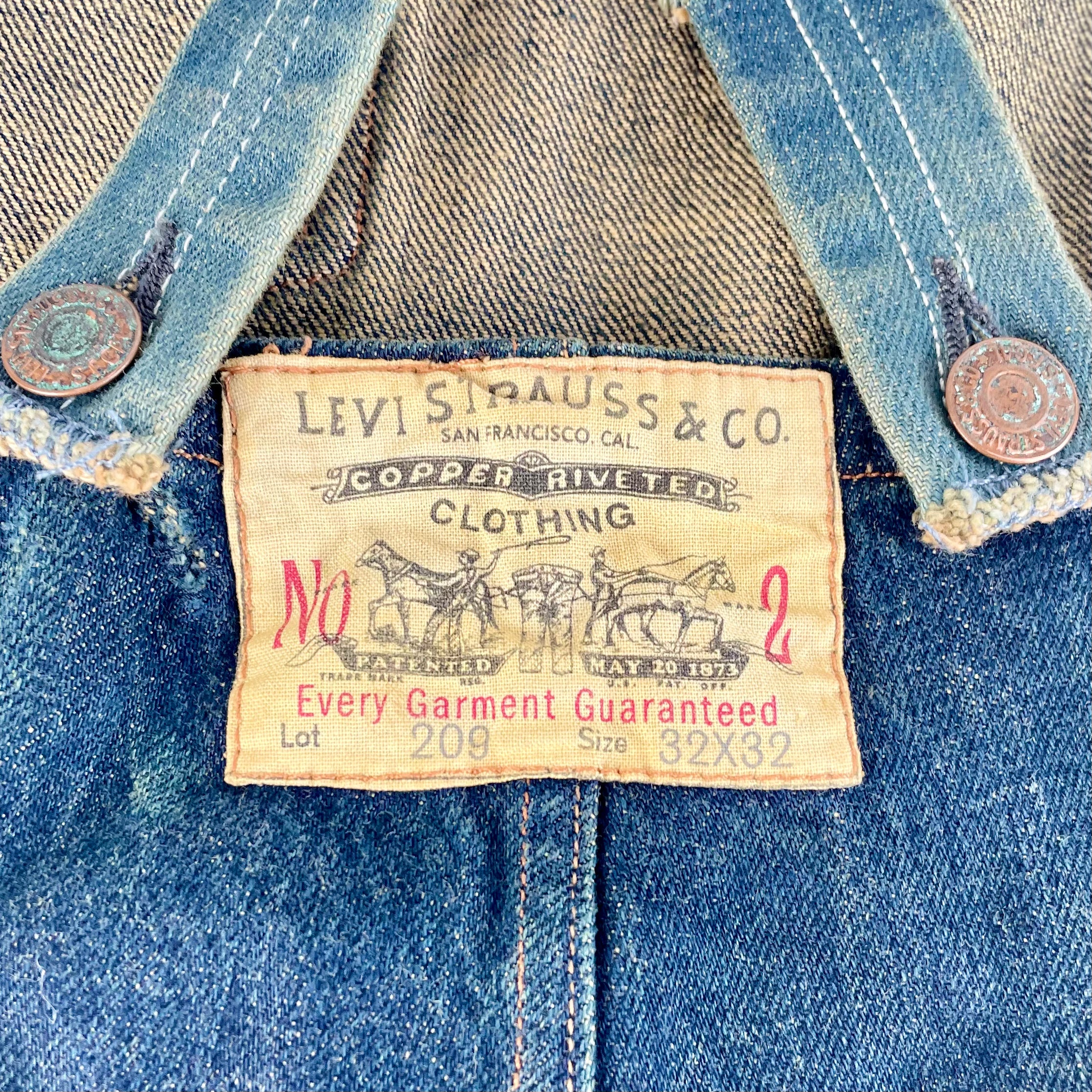 Vintage Archivel 209 Levis Denim Overalls - Restorecph