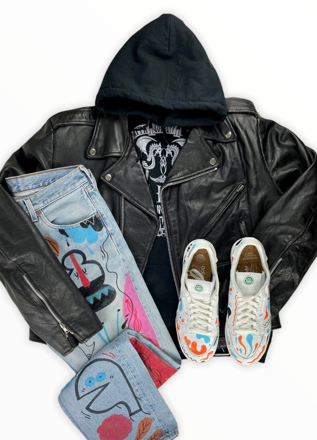 Restore Cph X Sune Ehlers Vintage Perfecto Motorcycle Jacket - Restorecph