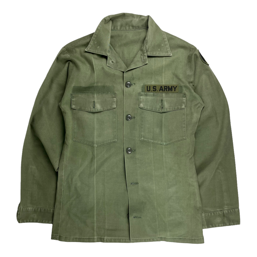 Vintage 107 Olive Green Uniform Shirt - Restorecph