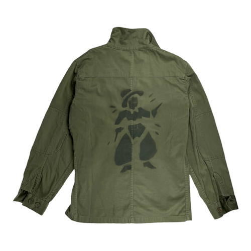 Upcycled Vintage Army Shirt By Frodo Mikkelsen - Restorecph