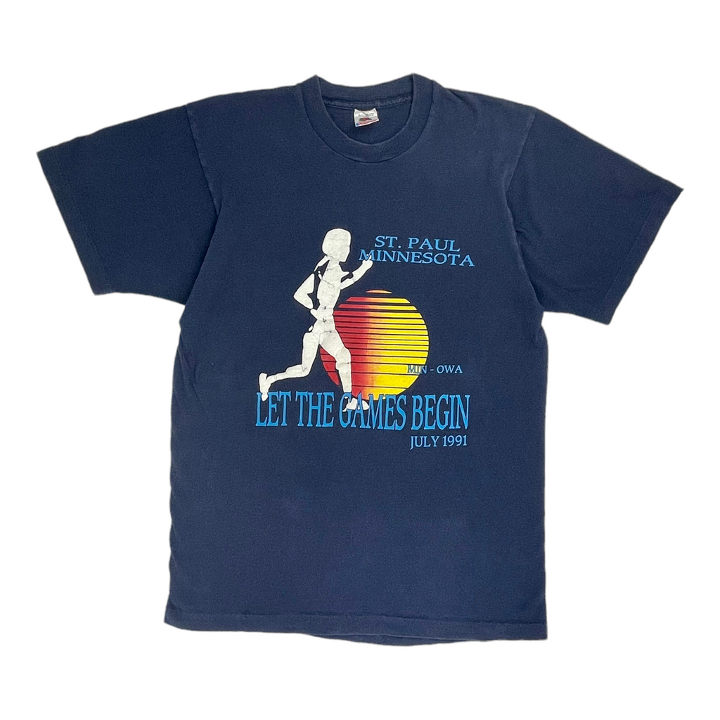 Vintage 1991 Single Stitch Marathon T-shirt - Restorecph