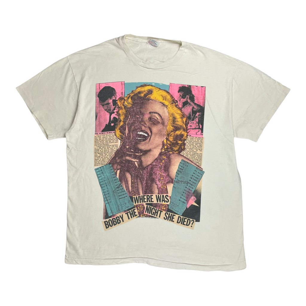 Single Stitch Vintage Marilyn Monroe T-shirt - Restorecph