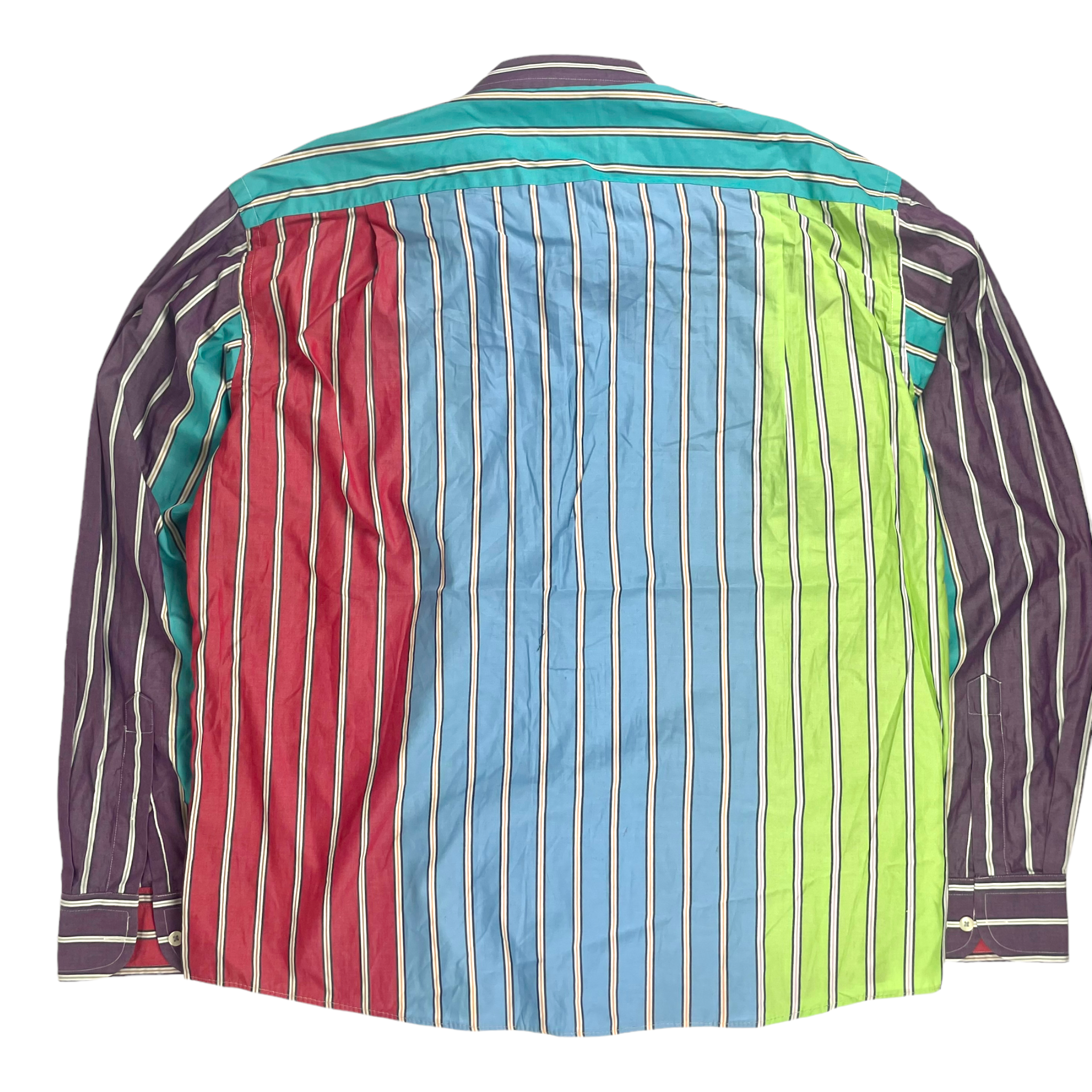 Vintage Multicolor Striped Shirt - Restorecph