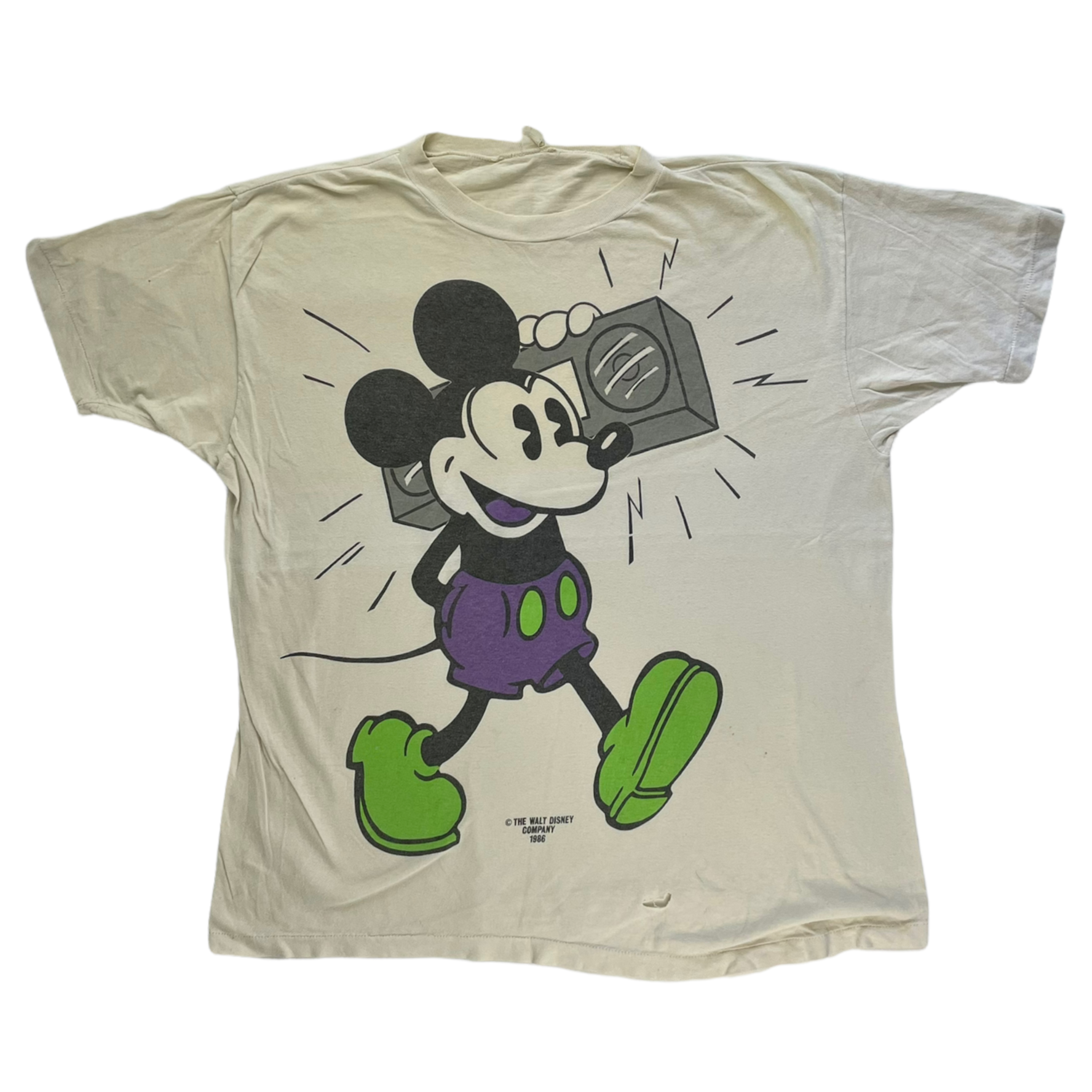 Vintage 80s Mickey Mouse T-shirt, - Restorecph